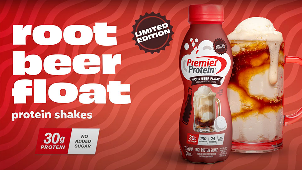 Limited Edition Root Beer Float Protein Shakes. 30g protein. No added sugar. Play Video